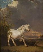 James Ward A horse in a landscape startled by lightning oil painting reproduction